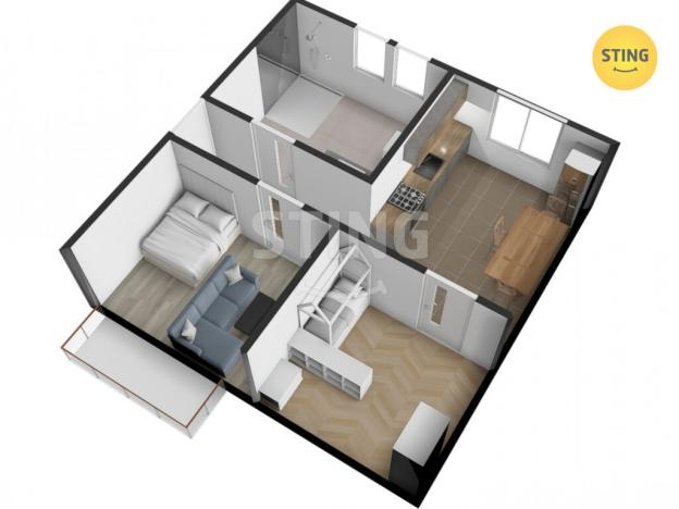 Prodej bytu 2+1, Jihlava, Zborovská, 68 m2