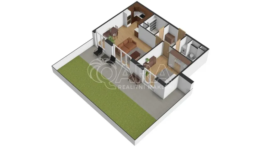 Pronájem bytu 2+kk, Praha - Pitkovice, Penízovková, 59 m2