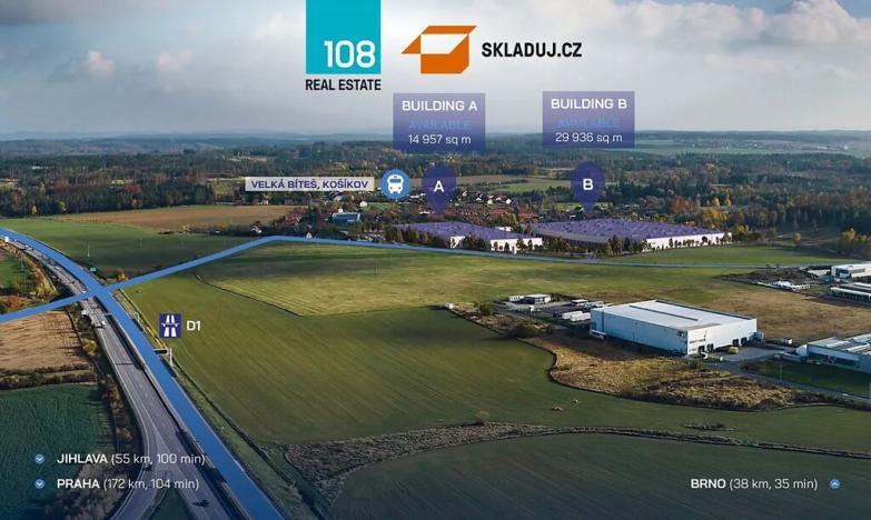 Pronájem skladu, Velká Bíteš, 8000 m2