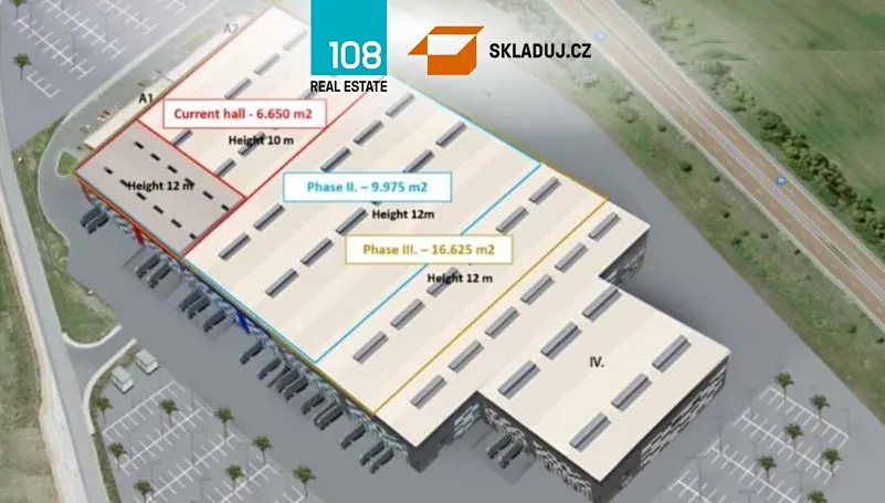 Pronájem skladu, Litovel, 3300 m2