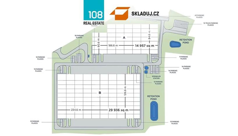 Pronájem skladu, Velká Bíteš, 18000 m2