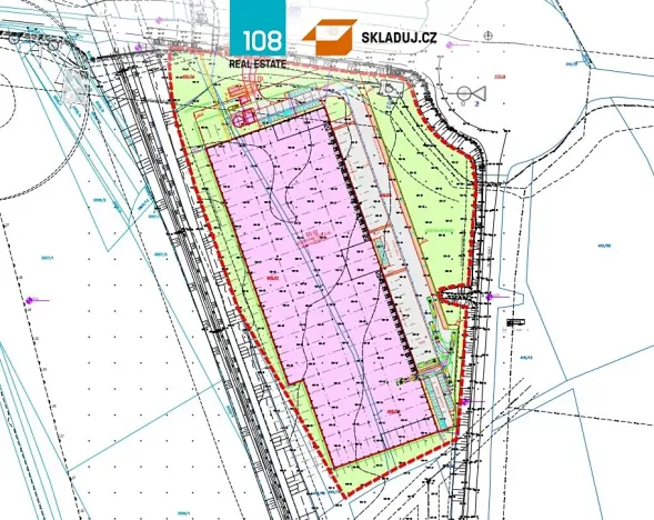 Pronájem skladu, Lovosice, Terezínská, 24700 m2