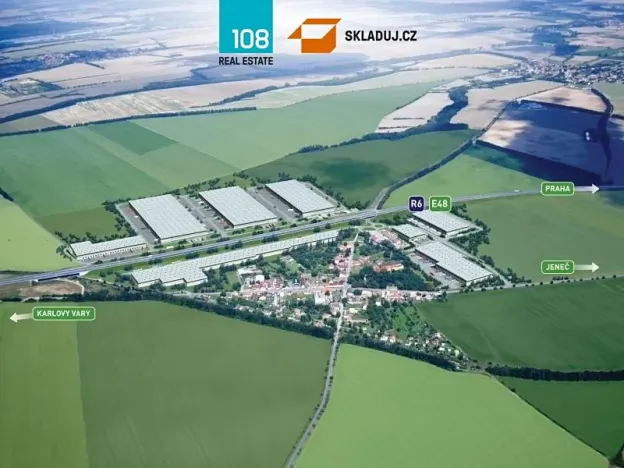 Pronájem skladu, Pavlov, Logistická, 9000 m2