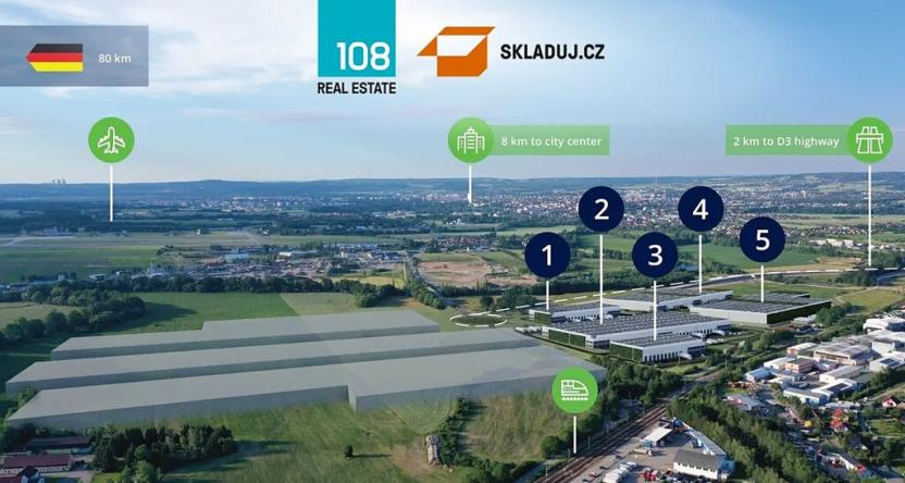 Pronájem skladu, Homole, Spojovací, 30000 m2