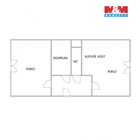 Pronájem bytu 2+kk, Praha - Vyšehrad, Vratislavova, 35 m2