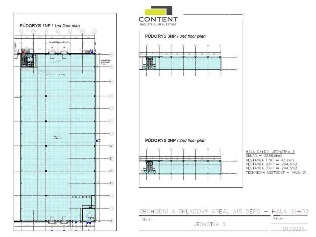 Pronájem skladu, Tuchoměřice, Ke Kopanině, 2889 m2