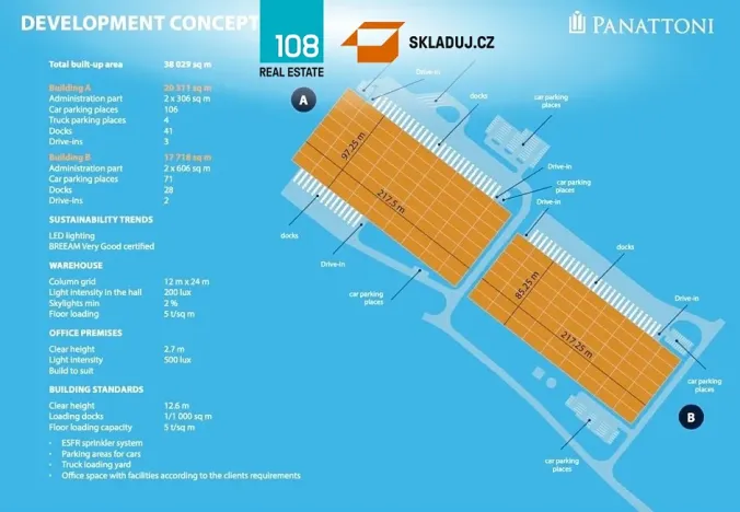 Pronájem skladu, Podbořany, 20310 m2