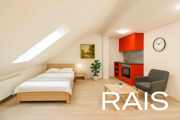 Pronájem bytu 1+kk, Brno, Bašty, 39 m2