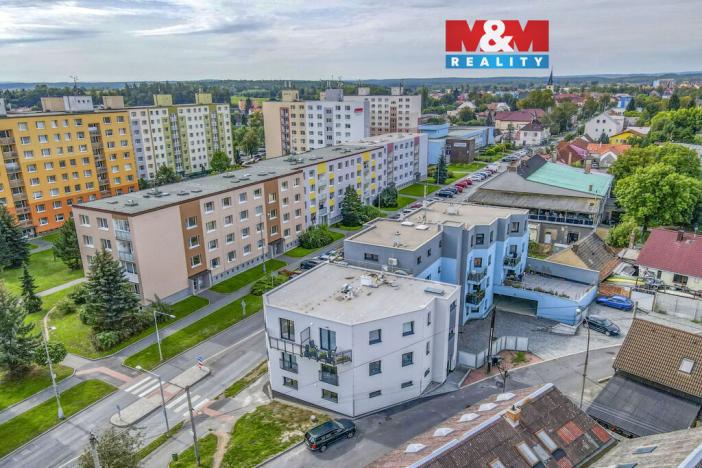 Pronájem bytu 1+kk, Nýřany, Benešova třída, 34 m2