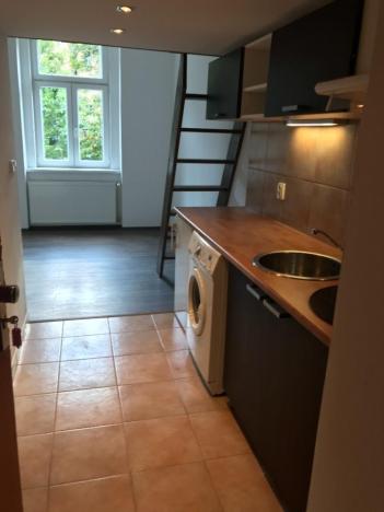 Pronájem bytu 1+kk, Praha - Vysočany, Freyova, 25 m2