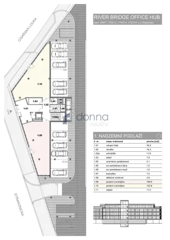 Pronájem obchodního prostoru, Praha, Strakonická, 109 m2