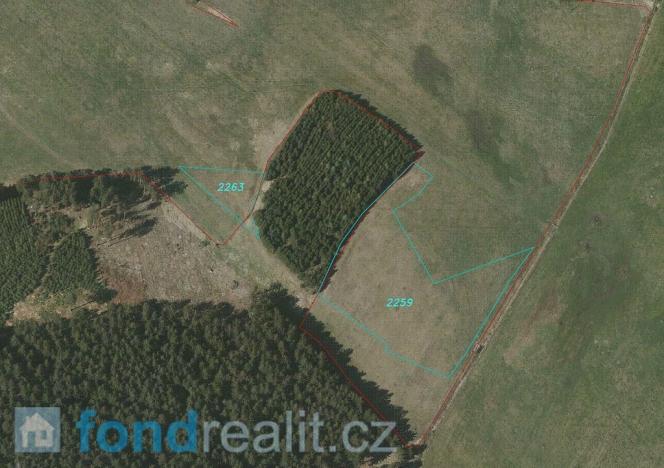 Prodej pozemku, Nová Bystřice, 10628 m2