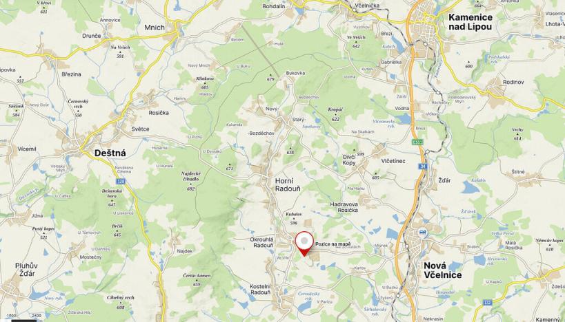 Prodej pozemku, Okrouhlá Radouň, 1614 m2