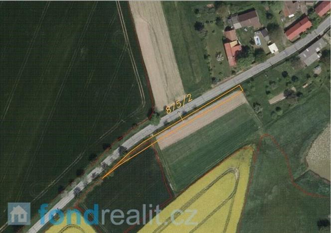 Prodej pole, Rybníček, 1053 m2