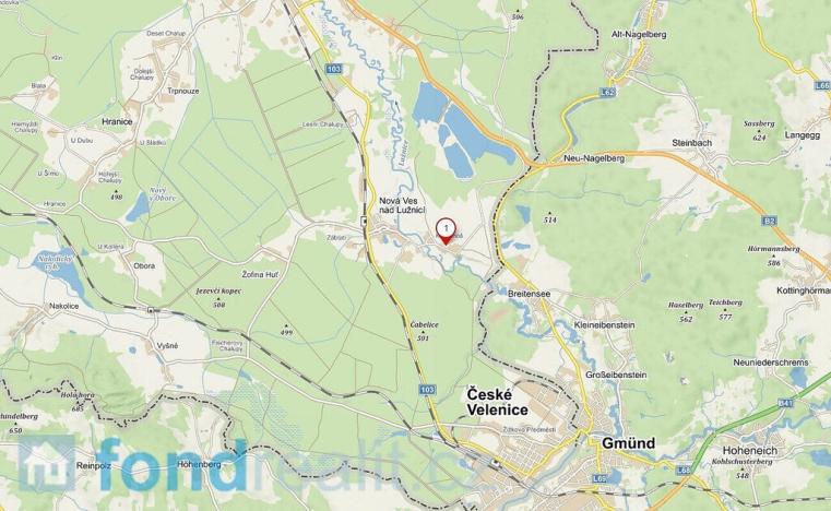 Prodej pozemku, Nová Ves nad Lužnicí, 111 m2