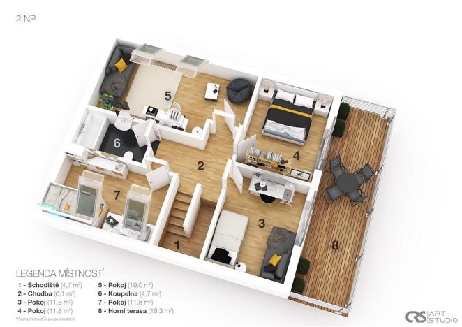 Prodej rodinného domu, Mikulov, Dukelská, 170 m2