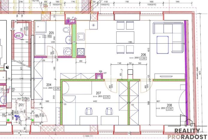 Pronájem bytu 3+kk, Ledenice, Náměstí, 71 m2