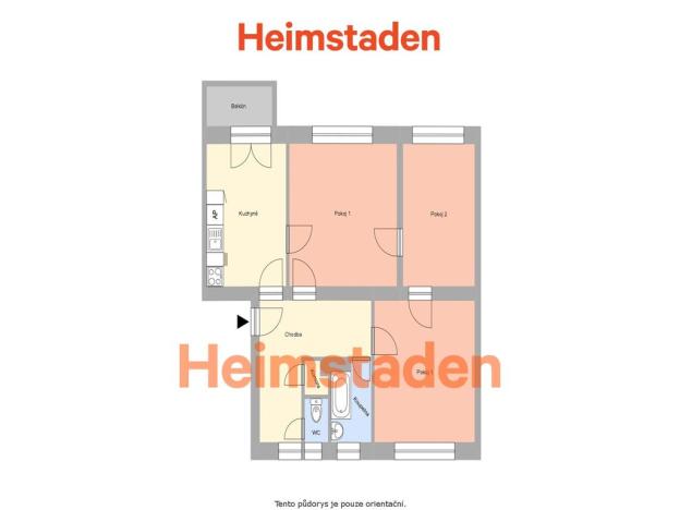 Pronájem bytu 3+1, Ostrava - Kunčičky, Střádalů, 70 m2