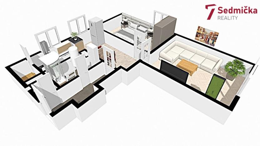 Prodej bytu 2+1, Vítanov, 68 m2