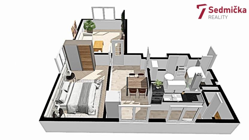 Prodej bytu 2+1, Vítanov, 68 m2