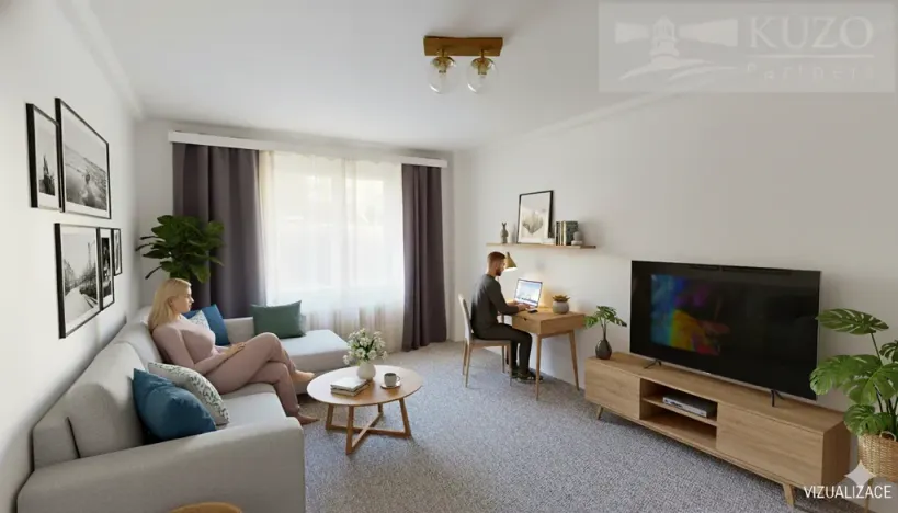 Pronájem bytu 1+1, Příbram, Komenského, 53 m2