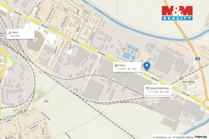 Pronájem kanceláře, Opava - Předměstí, Těšínská, 30 m2