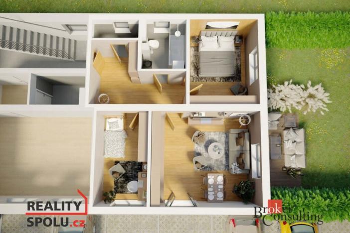 Pronájem bytu 3+kk, Hronov, Husova, 70 m2