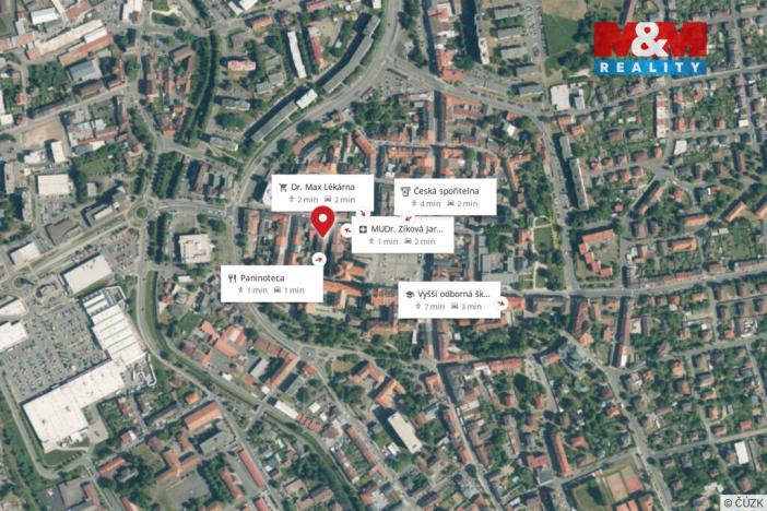 Pronájem bytu 2+kk, Klatovy - Klatovy I, Denisova, 71 m2