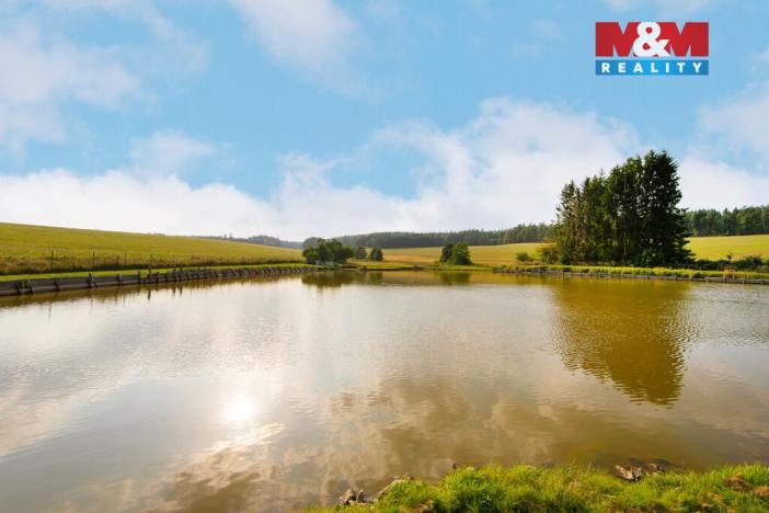 Prodej rybníku, Olbramov - Zádub, 6672 m2