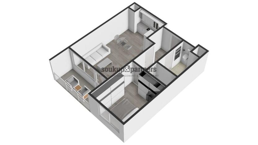 Prodej bytu 2+kk, Praha - Ruzyně, Stočesova, 59 m2