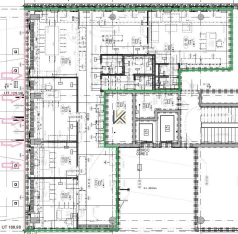 Pronájem obchodního prostoru, Praha - Karlín, Karolinská, 207 m2