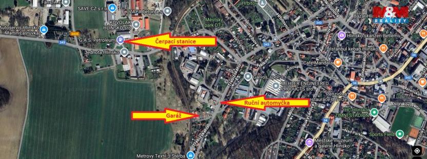 Prodej garáže, Hlinsko, Třebízského, 18 m2