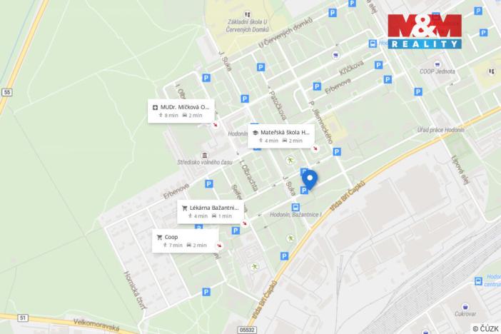 Prodej bytu 3+1, Hodonín, Skácelova, 55 m2