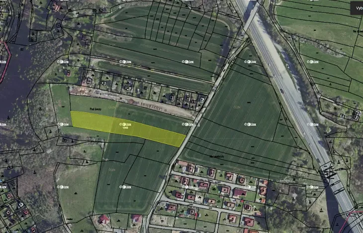 Prodej pole, Hrusice, 6746 m2