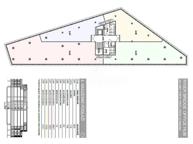 Pronájem kanceláře, Praha - Hlubočepy, Strakonická, 761 m2