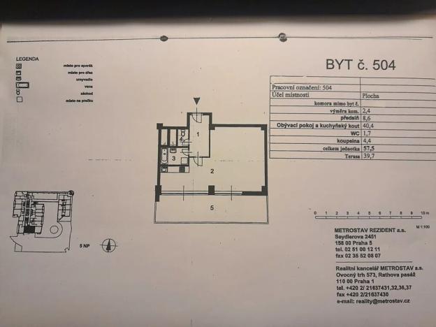 Prodej bytu 1+kk, Praha - Stodůlky, Petržílkova, 58 m2