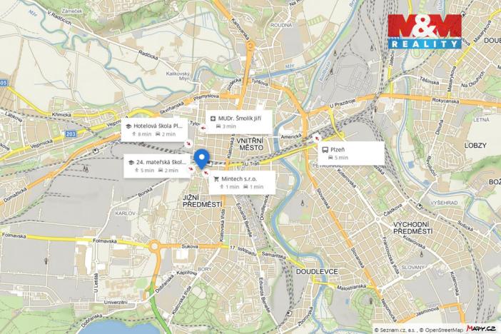 Pronájem bytu 2+1, Plzeň - Jižní Předměstí, Němejcova, 75 m2