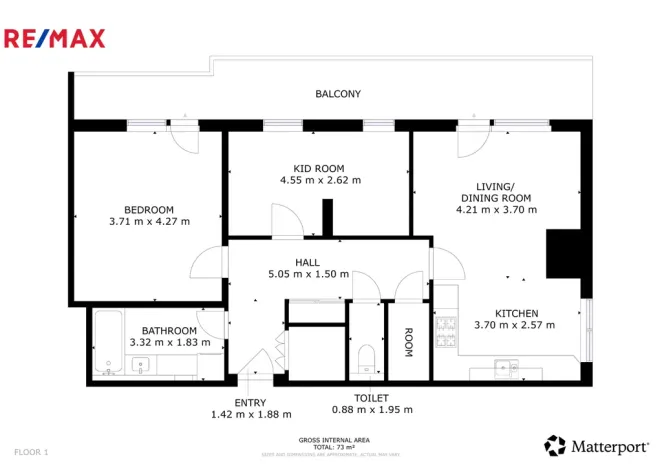 Prodej bytu 3+kk, Praha - Vysočany, Pod Harfou, 71 m2