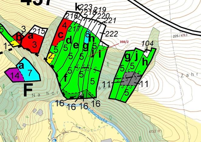 Dražba lesa, Žďárec, 2615 m2