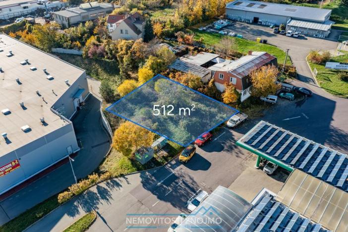 Prodej komerčního pozemku, Znojmo, Suchohrdelská, 512 m2