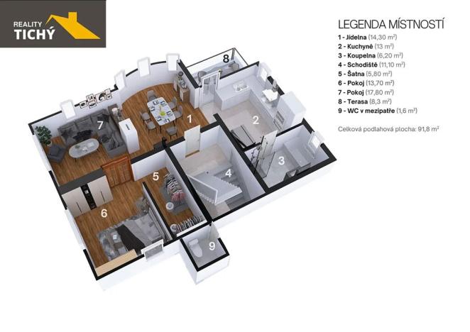 Prodej rodinného domu, Liberec, Turnovská, 172 m2