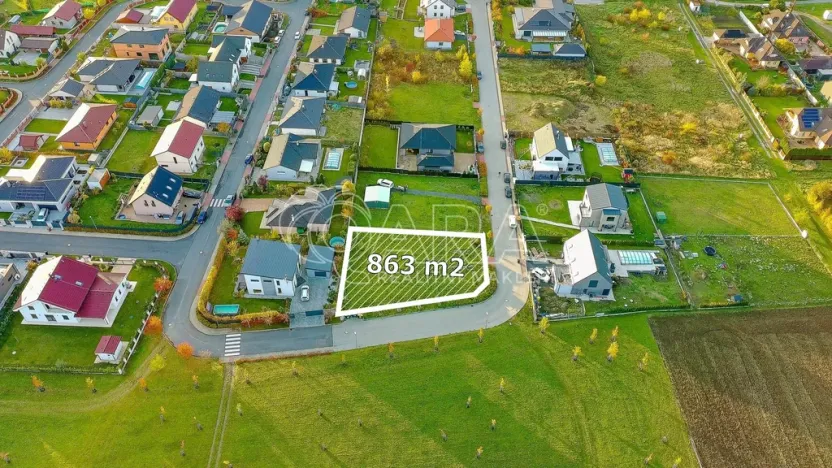 Prodej pozemku pro bydlení, Mělník, Včelařská, 863 m2