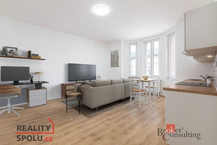 Pronájem bytu 2+kk, Ostrava - Vítkovice, Erbenova, 52 m2