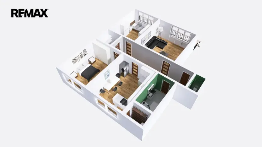 Prodej bytu 3+1, Štíty, Sportovní, 81 m2