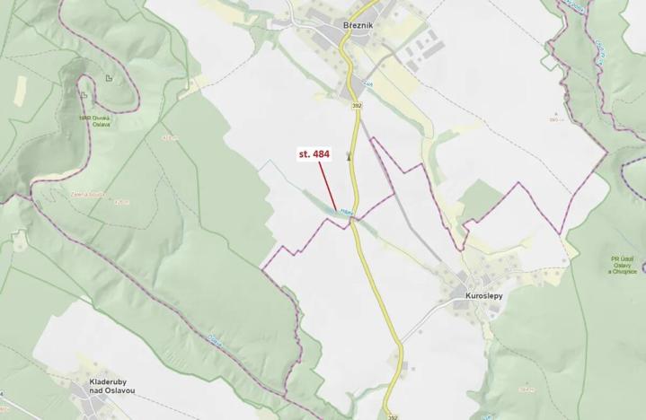 Dražba pozemku, Březník, 47 m2