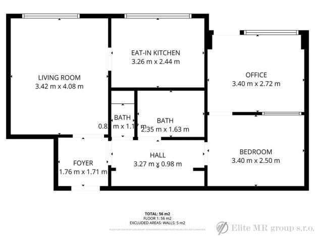 Pronájem bytu 2+kk, Mladá Boleslav, U stadionu, 61 m2