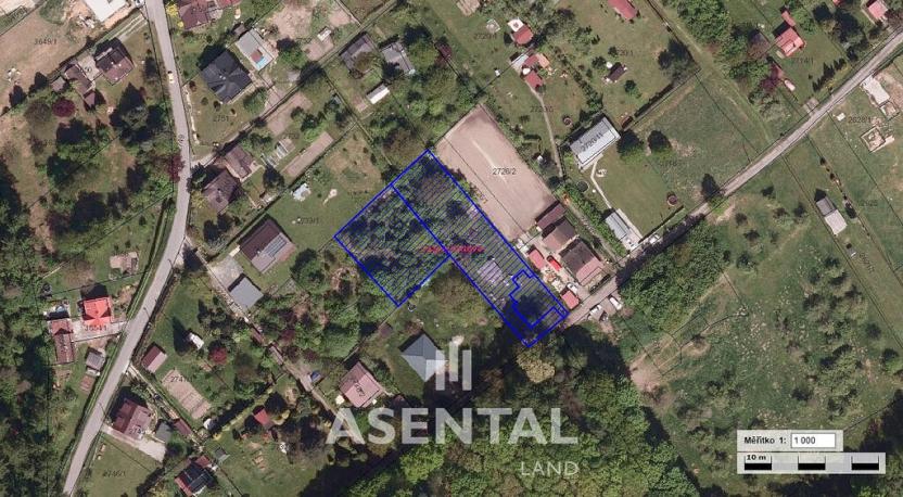 Prodej pozemku, Orlová - Lazy, V Zimném dole, 2540 m2