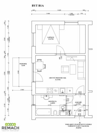 Prodej bytu 2+kk, Buchlovice, V Lúčkách, 50 m2
