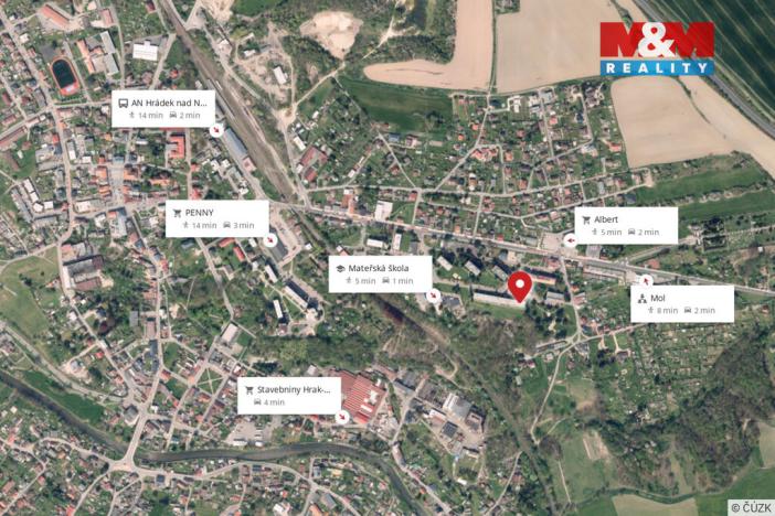 Pronájem bytu 2+1, Hrádek nad Nisou, Liberecká, 61 m2