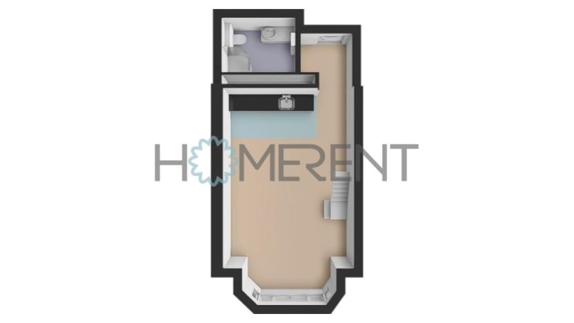 Pronájem bytu 1+kk, Praha - Nusle, Sekaninova, 35 m2